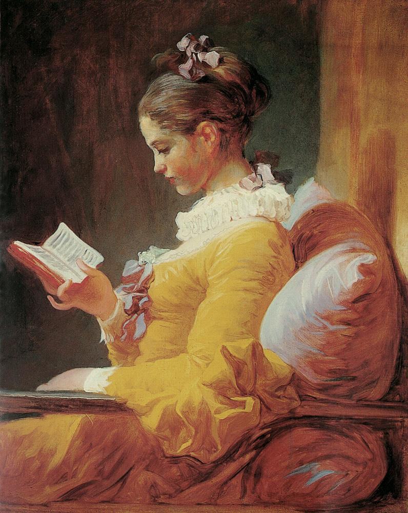 Jean Fragonard Young Girl Reading
